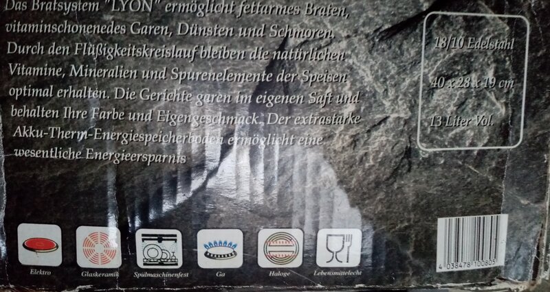 Vas inox+capac 13 L 2 in 1 multifunctional: cratita, tigaie, caserola, oala