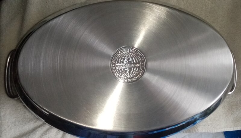 Vas inox+capac 13 L 2 in 1 multifunctional: cratita, tigaie, caserola, oala